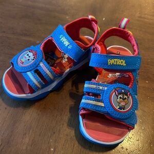 Paw Patrol Kids Sandals - Blue and Red Adventure